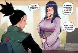 [Hoorpy] Hinata le da las gracias a Shikamaru por su ayuda (Naruto) [Spanish] [JFairy Traslate] [AI Generated]