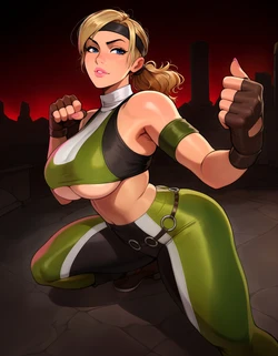 Fr34ky - Sonya Blade (Mortal Kombat) (Patreon) (AI Generated)
