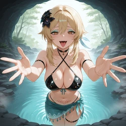 Martinez Genshin Impact Lumine Corruption UNCENSORED [AI Generated]