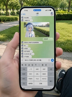 小夏 在公园玩得一定很开心吧 [AI Generated]