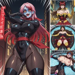 Xftriber Yuriko Okada (Tackle!) Becomes a Shocker Female Combatant (NSFW) UNSENSORED [AI Generated]