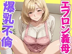 [淫乱術師] 爆乳不倫〜エプロン義母編〜爆乳なエプロン姿の義母と実家不倫 密室で何度も中出し！ [AI Generated]