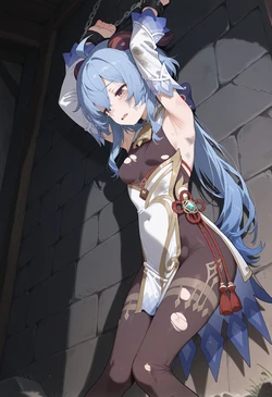 [ふぁあびぃ] 捕まり甘雨と刻晴 [AI Generated]