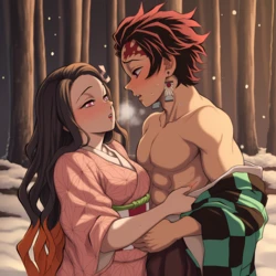 [Viol] Nezuko x Tanjirou (Patreon) [AI Generated]