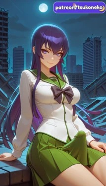 [TsukoNeko] Saeko Busujima (Highschool of the Dead) [AI Generated]