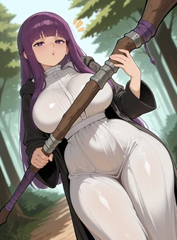 [MaxelArtDesign] Fern - Frieren: Beyond Journey's End 155p (Patreon) [AI Generated]