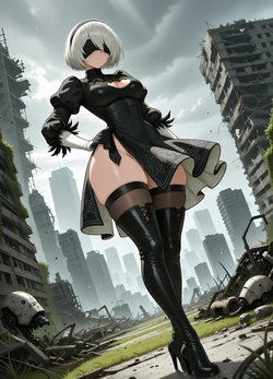 [MaxelArtDesign] 2B | NieR Automata 204p (Patreon) [AI Generated]