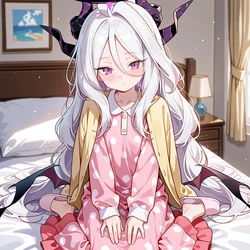 ブルーアーカイブ 空崎ヒナ パジャマ [AI Generated]
