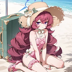 ブルーアーカイブ 棗イロハ 水着 [AI Generated]