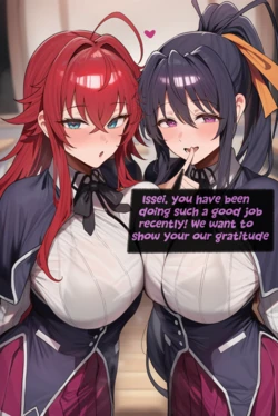 [GearingSage] Rias X Akeno - Surprise For Issei (78p) (Patreon) [AI Generated]
