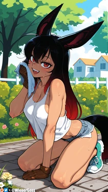 [WienerGens] Aya spends the morning working the garden [AI Generated]