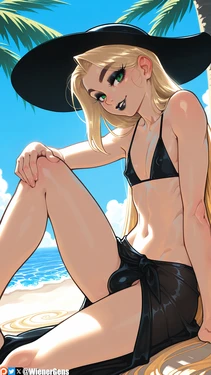 [WienerGens] Alexis finds a shady spot under the sun [AI Generated]