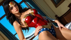 [鬼畜流星] ダイアナ・プリンス ダイアナの私生活 (Wonder Woman) (pixiv) [AI Generated]