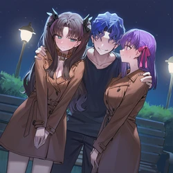(Haruto) Rin Tohsaka & Sakura Matou - Fate Stay Night - 53P [AI Generated]