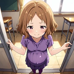 負けヒロインが多すぎる！ 甘夏古奈美 ボテ腹 [AI Generated]