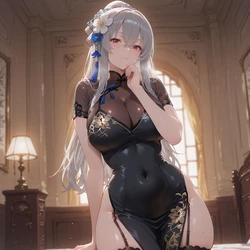 [kkleo] Saint Louis-Azur Lane (AI Generated)