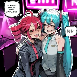 Miku x Teto [AI Generated]