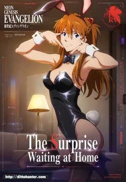[DittoHunter] Asuka Langley (Neon Genesis Evangelion) The Surprise Waiting at Home [Ai Generated]