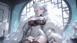 [Hajily] [🎥Animated WEBP] Snow Crane - NIKKE (Patreon) [AI Generated]