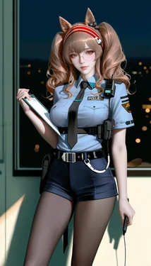 [Qiweny874] 安洁莉娜执勤时刻 [AI Generated]