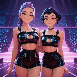 (Carmin Roux) ZOEY_RUMI K-POP DEMON HUNTERS P1 [AI Generated]