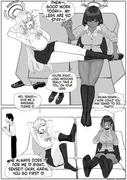 [Sockshop / The Crazy Sock Shop] Karin & Asuna: Disposing of Masochistic Trash-Sperm with Super-Stinky Foot Masturbation