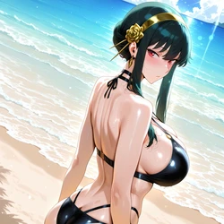 [Hypno Girls] Yor Forger Swimsuit (Patreon) (AI Generated)