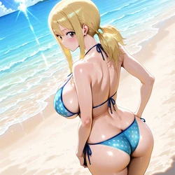 [Hypno Girls] Lucy Heartfilia Swimsuit Hypnotic Expressionless [AI Generated]