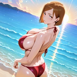[Hypno Girls] Nobara Kugisaki #2 Swimsuit Hypnotic Expressionless [AI Generated]