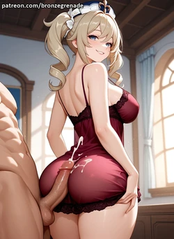 Barbara - Genshin Impact, bronzegrenade, [AI Generated]
