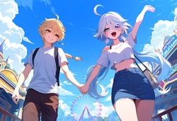 (Patreon)大接接萌妹子_Aether x Furina | 空 x 芙寧娜（Genshin Impact）[AI Generated][Uncensored]