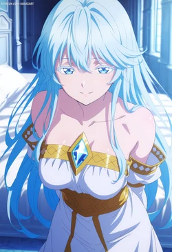 [araaiart] 239P (Extras) Request: Elfaria Albis Serfort | Wistoria: Wand and Sword [AI Generated]
