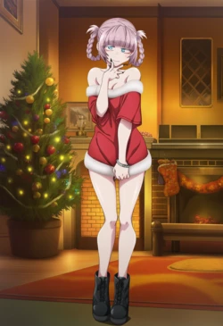 [Prompt Forbidden] Call of the Night: Nazuna Nanakusa (Christmas Ver.) (Ultimate) (Patreon) [AI Generated]