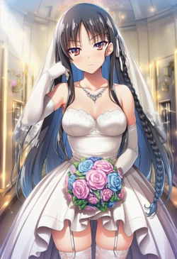 [Prompt Forbidden] Classroom of the Elite: Suzune Horikita (Wedding Ver.) (Ultimate) (Patreon) [AI Generated]
