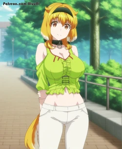 [Bluu AI] [Extra] Roxanne | Isekai Meikyuu de Harem wo [AI Generated]