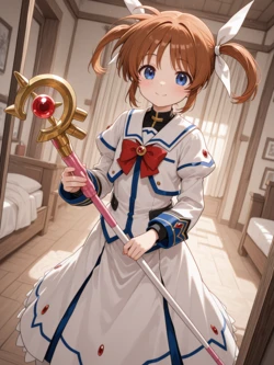 [メロンパープル] Nanoha having sex！[AI Generated] (+MP4 8m03s)