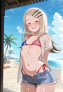 [Nankoai] Shinosawa Hiro -American Bikini -Beach -Recording -BBC (Gakuen IDOLM@STER) [AI Generated]