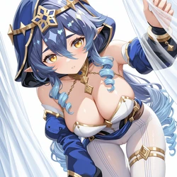 [Kyonkanie (Pantyless)] Layla - Genshin Impact [AI Generated]
