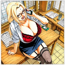 [Narugirls_ai] Office Saga - Tsunade (Naruto) (Patreon) [AI Generated]