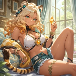 [Kyonkanie (Pantyless)] Xilonen - Genshin Impact [AI Generated]