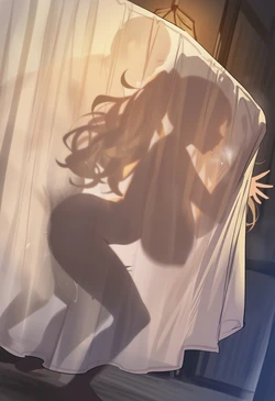 [ash30102223] Monika curtains secret adultery (39P) (Patreon) [AI Generated]