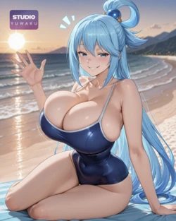 [Studio Yuwaku] - Aqua (KonoSuba) (AI Generated)