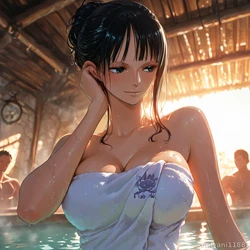【 OnlyAni 11881】ico Robin in the Men's Hot Spring (Part 1) [AI Generated]