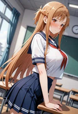 [ジブン] Desire Times: The Heroine's School Life — Sword Art Online  [AI Generated]