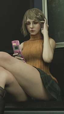 [Thiccboysteven] Ashley on the subway (Resident Evil 4)