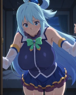 [Primer_ai] [REQUEST] Aqua - Kono Subarashii Sekai ni Shukufuku wo! 💙 (Patreon) [AI Generated]