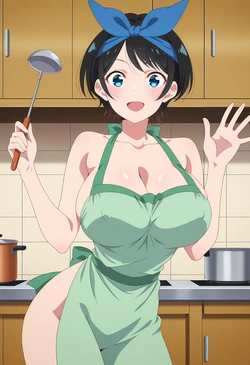 [Aindroidparanoid] Ruka Sarashina - Kanojo, Okarishimasu [AI Generated]
