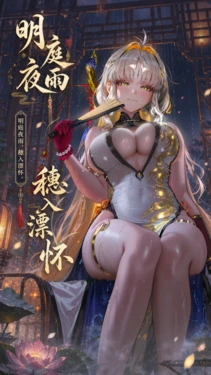 【青山大帝】明庭夜雨，穗入漂怀 [AI Generated]