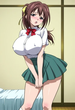 [Aindroidparanoid] Sohara Mitsuki - Sora no Otoshimono [AI Generated]