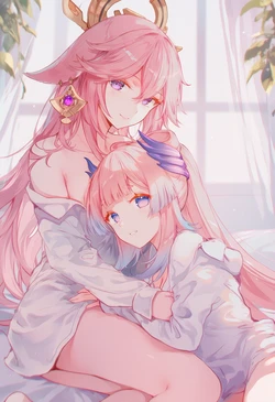 [Stormia] Yae Miko & Sangonomiya Kokomi | Genshin Impact | 184p [AI Generated]